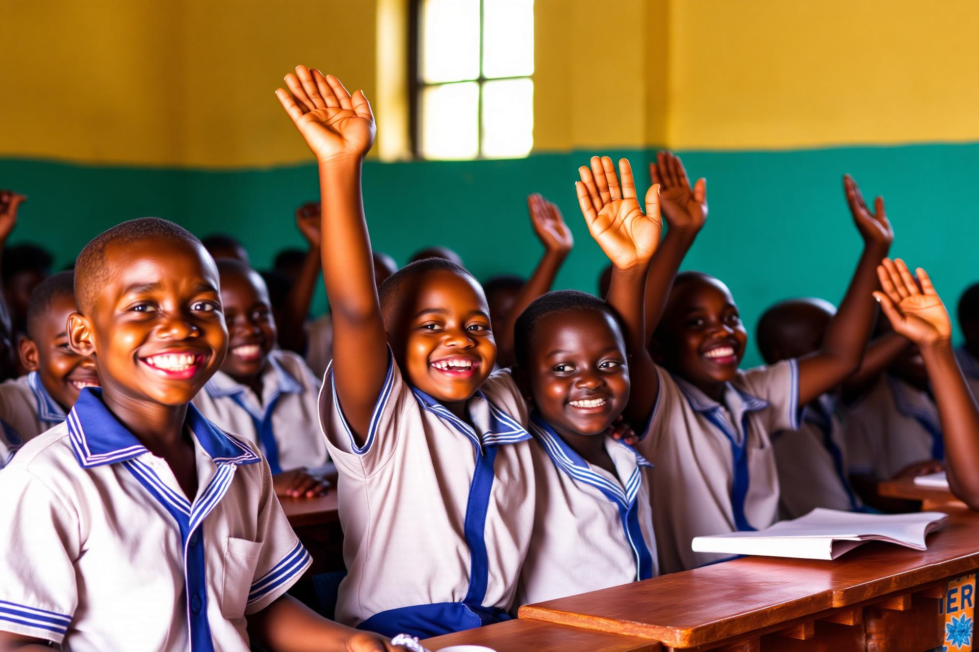 Learners in classroom